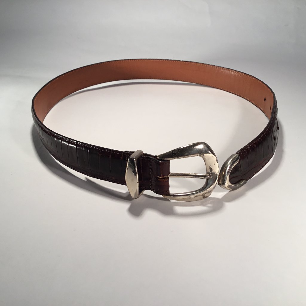 Brighton Brown Crocodile Belt Brighton Brown Crocodile Belt